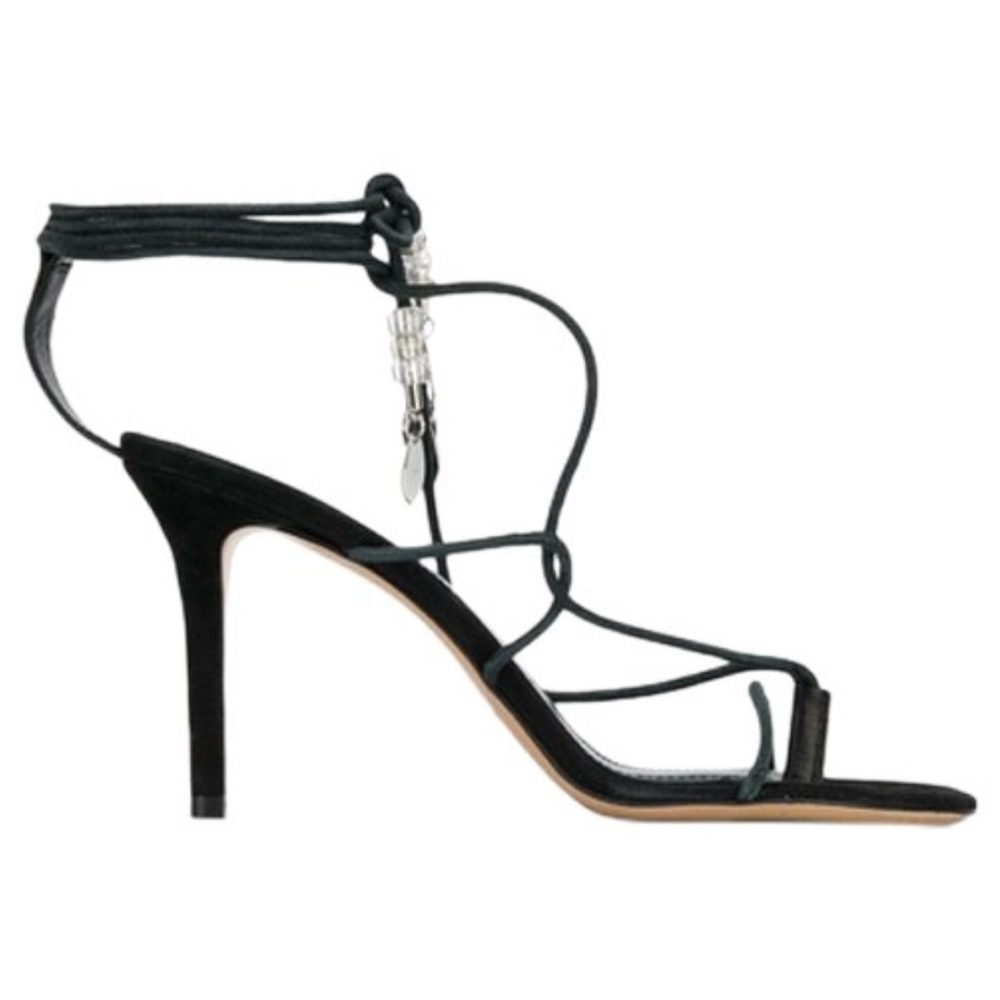 Isabel Marant Askee Suede Lace Up Heels size 37